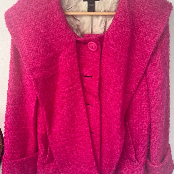 J. Crew Collection Pink Wool Jacket - Picture 6 of 6